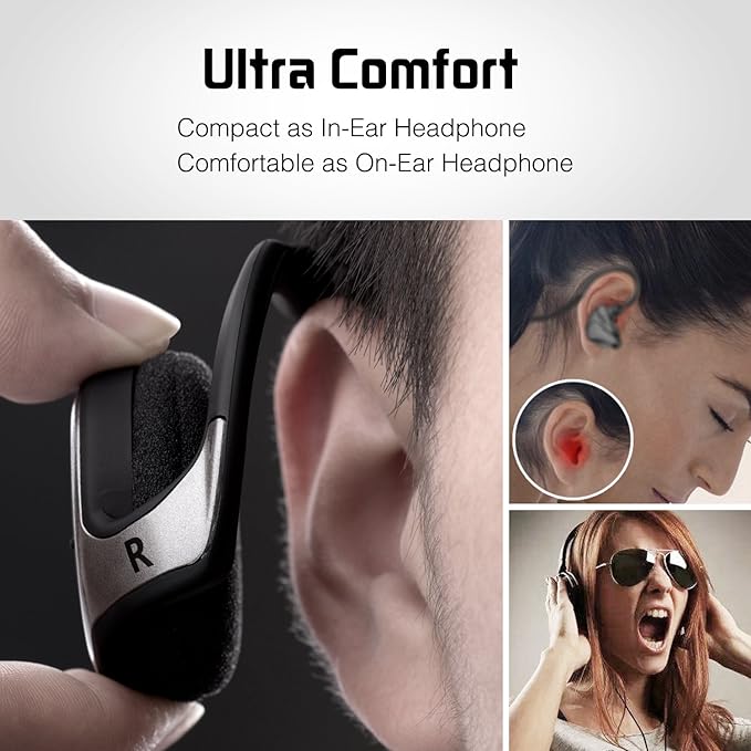 Small Bluetooth Headphones Wrap Around Head - Image 2