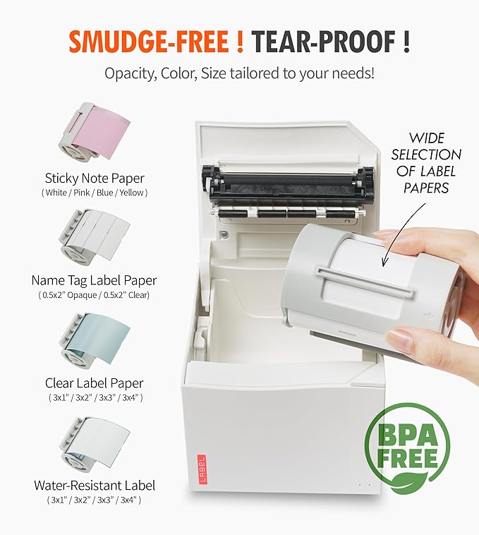 Nemonic Label Printer | Inkless Bluetooth Thermal Label Printer - Image 4