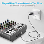Aveek Professional Audio Mixer, Sound Board Mixing Console - Image 6