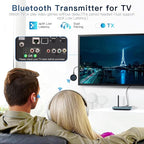 Bluetooth 5.3 Transmitter for TV/Airplane, 2-in-1 Bluetooth Transmitter - Image 4
