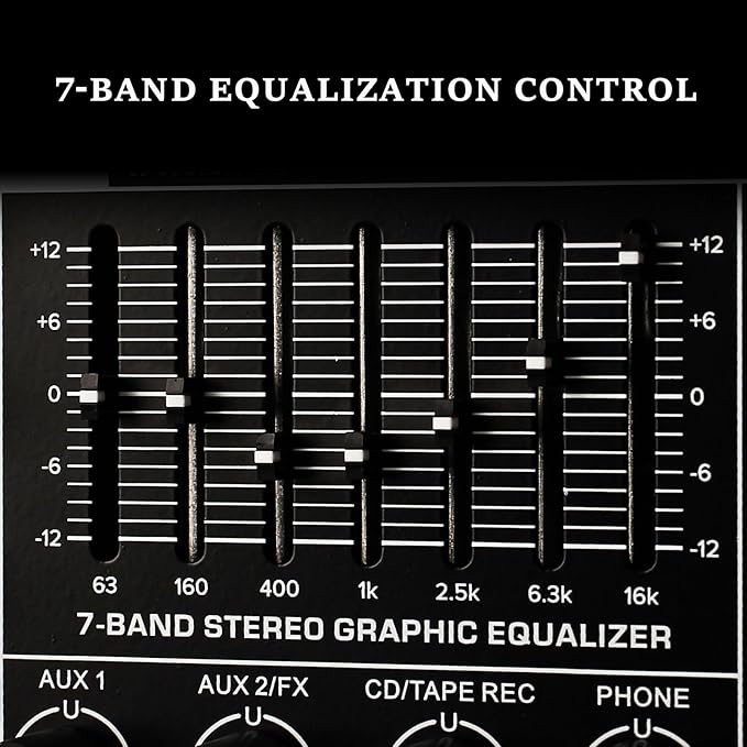 Audio Mixer 8 Channel Professional Mixer Console - Image 4