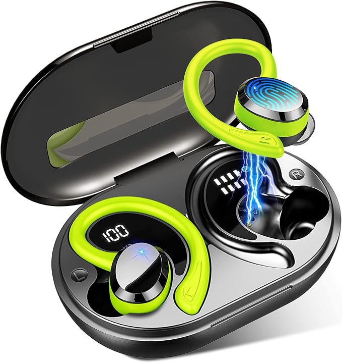 Wireless Earbud, 48H Running Wireless Earphones by Ltinist