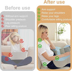 XWZO Laptop Lap Desk with Cushion, Ergonomic Wrist Rest Home Office Laptop Desk - Image 4