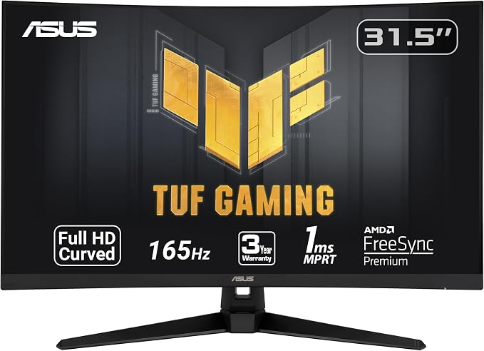 ASUS TUF Gaming VG328H1B 32” Curved Monitor, 1080P Full HD, Extreme Low Motion by ASUS