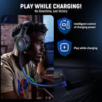 Wireless Gaming Headsets for Ps5 Ps4 PC, 2.4GHz USB & Type-C Gaming Headphones - Image 7