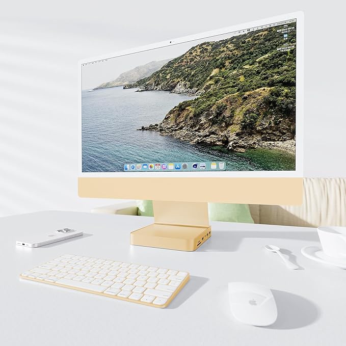USB C HUB for iMac 24 inch 2021/2023/2024, PULWTOP USB Hub Adapter iMac - Image 2