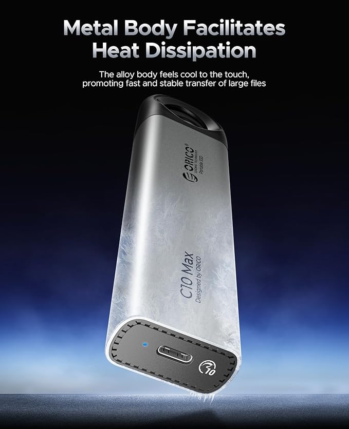 ORICO 4TB Portable SSD Up to 800MB/s, Hanging Hole Design External Solid State - Image 5