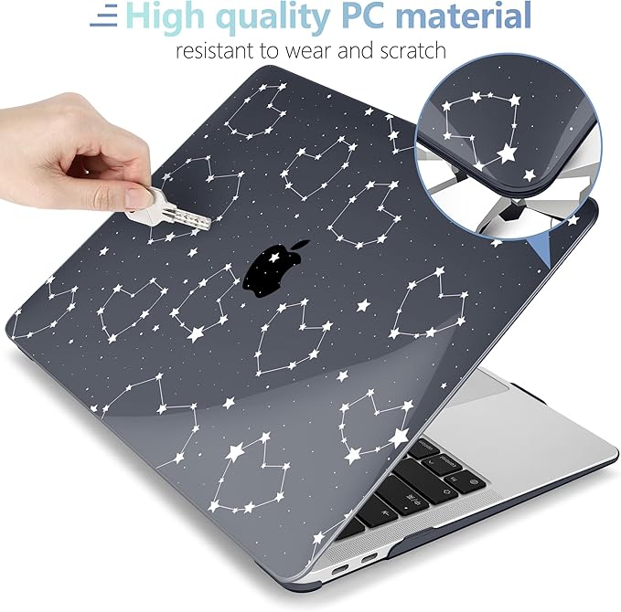 MEEgoodo for MacBook Air 13 inch Case 2021 2020 2019 2018 Released A2337 M1 - Image 3