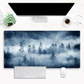 Forest Nature Scenery Mountain Desk Pad Extra Large 31.5"x15.7" Gaming Mouse by Cindasun