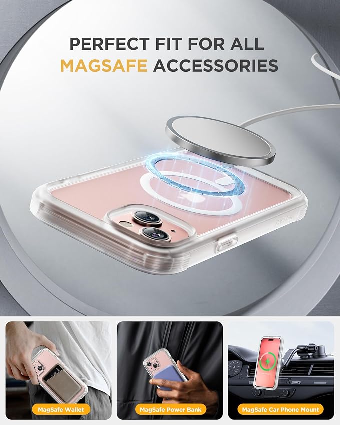 Miracase Magnetic for iPhone 15 Plus Case 6.7'' Full-Body 15 Plus Phone Case - Image 3
