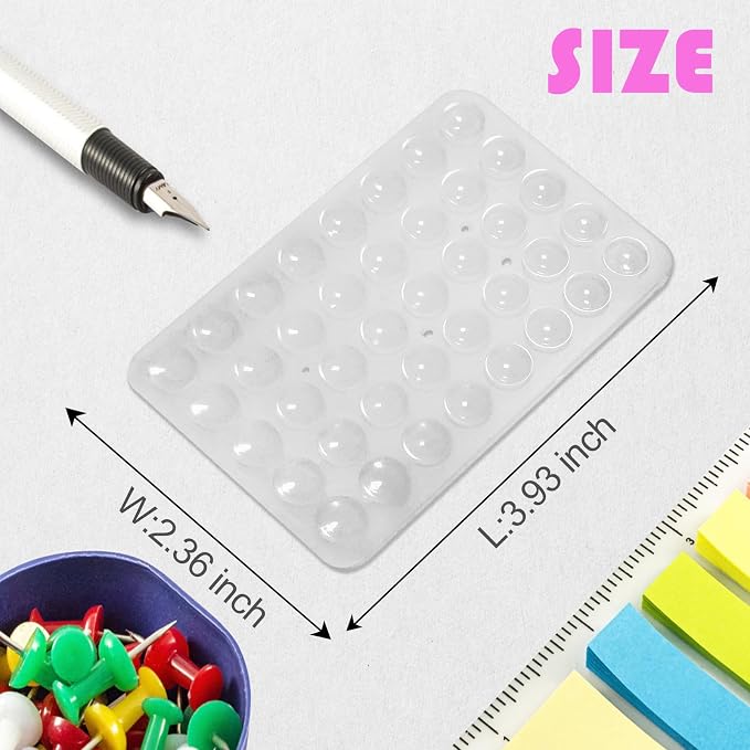 2PACK Silicone Double Sided Suction Phone Case Mount, Detachable Hands Free & - Image 5