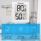 Geevon 2 Pack Hygrometer Indoor Thermometer Room Humidity Gauge - Image 2