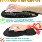 Hokafenle Ergonomic Mouse Pad Wrist Support - Image 3