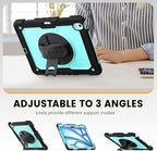 timecity for iPad Air 13 Inch Case M3 2025/ M2 2024, 360° Rotating Stand - Image 4