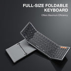ProtoArc Foldable Bluetooth Keyboard, XK01 Folding Wireless Portable Keyboard - Image 8
