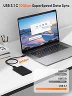 CableCreation 1FT USB C to Micro B Cable, 10Gbps Speed External Hard Drive - Image 3