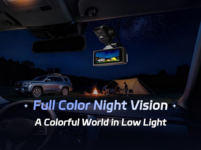 Pelsee 4K Dash Cam Front and Rear, STARVIS 2 Sensor, Dash Camera - Image 4