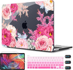 CISSOOK Floral Case Cover for MacBook Pro 13 Inch 2025-2020 Release A2338 A2289 by CISSOOK