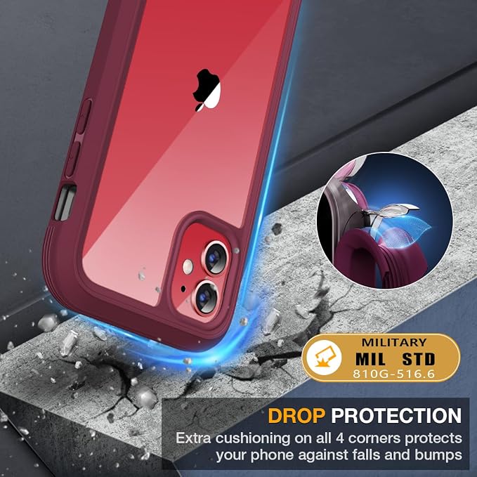 Miracase Glass Series for iPhone 11 Case 6.1 inch, Upgraded Full-Body Rugged - Image 4