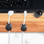3 Sets Charger Holders for Cords, Adhesive Metal Cord Clips, Cable Management - Image 6