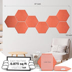 Mollywell Hexagon Acoustic Panels, High Density, Soundproofing, Decorative - Image 2