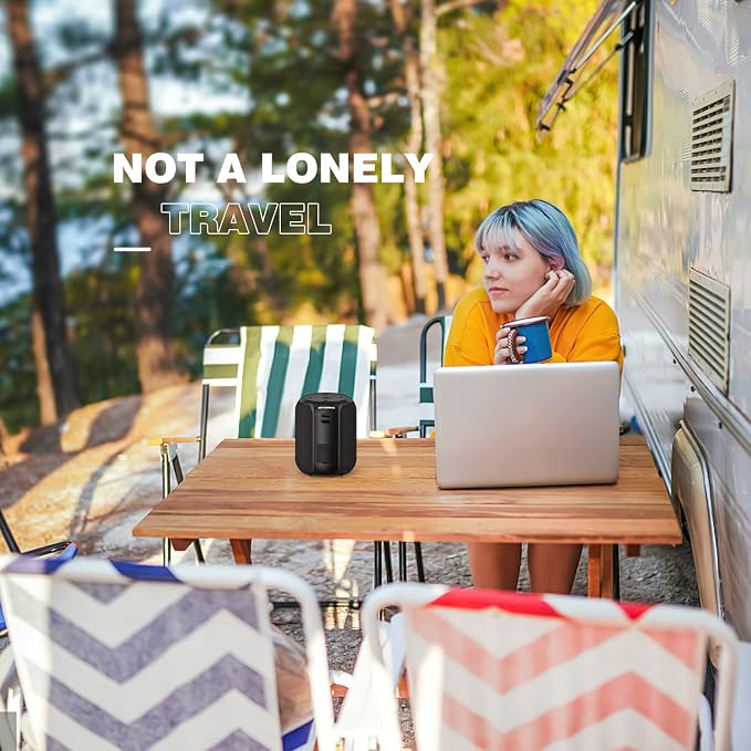 NOTABRICK Bluetooth Speaker, 15W Portable Speakers Bluetooth Wireless V5.0 - Image 7