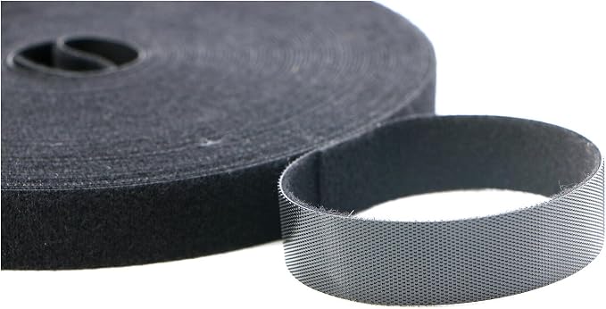 Reusable Fastening Tape Cable Ties 3/4 Inch Double Side Hook Roll - Image 2