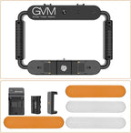 GVM Great Video Maker LED Ring Light 5600K Selfie Light, Smartphone Video Rig & - Image 7