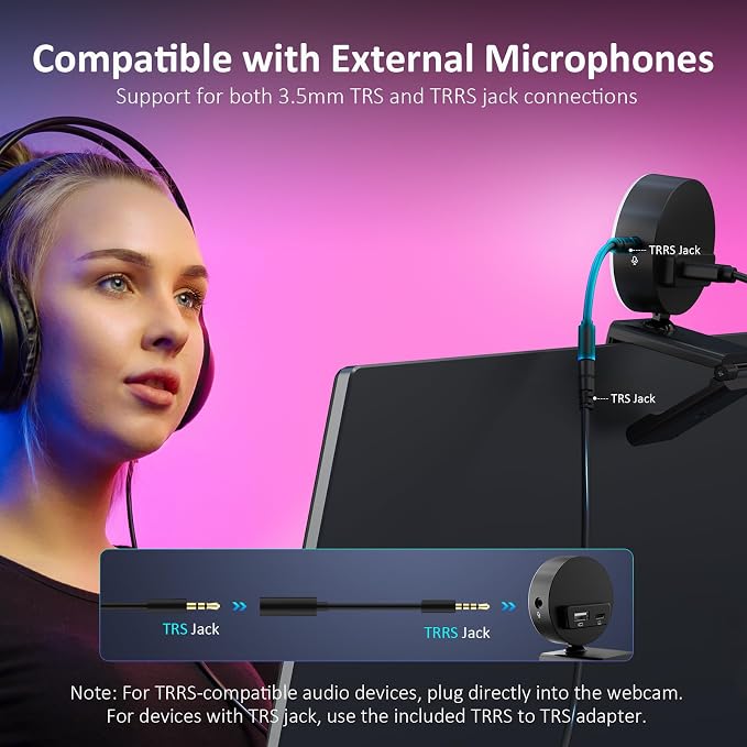 NexiGo N960E Pro 60FPS Webcam - Image 2