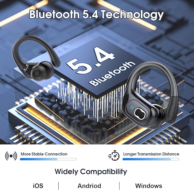 Wireless Earbuds 75hrs Bluetooth 5.4 Headphone Sport, 2026 Bluetooth Earbuds - Image 5