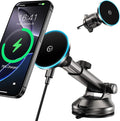 for Mag-Safe Car Mount Charger Dash Vent Windshield Wireless Car Charger by GuMosh