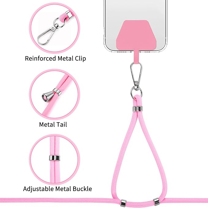 CACOE Phone Lanyard 2 Pcs-2 Pcs Adjustable Neck Strap, Universal Crossbody - Image 5