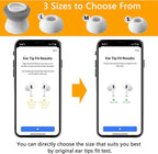 Airpod Pro Ear Tip Memory Foam & Silicone Hybrid Ear Tips, Perfect Noise - Image 5