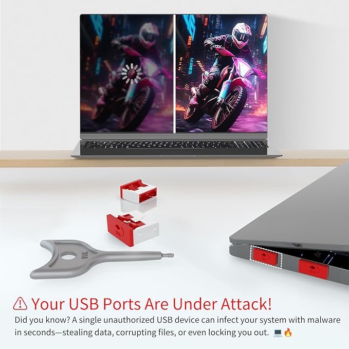12PCS USB Metal Port Lock Blocker - Image 5