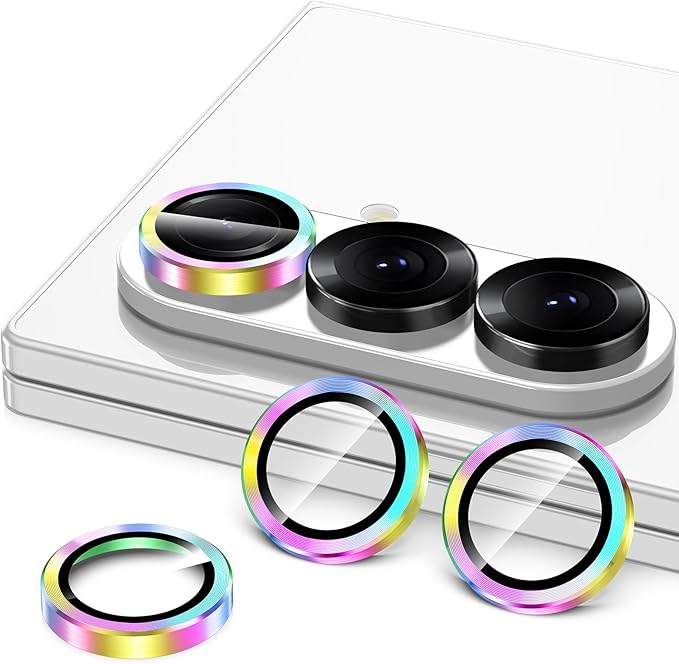 for Samsung Galaxy Z Fold 7 Camera Lens Protector, Individual Metal Ring - Image 2