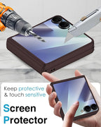 STORMTAL for Samsung Galaxy Z Flip 7 Case, Hinge Protection, Built-in Screen - Image 5