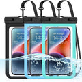 3-Pack Waterproof Phone Pouch for Cruise Essentials 2025, Beach Vacation by MRLUYU