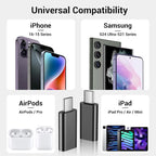 Temdan 4 Pack Lightning to USB C Adapter - Image 2