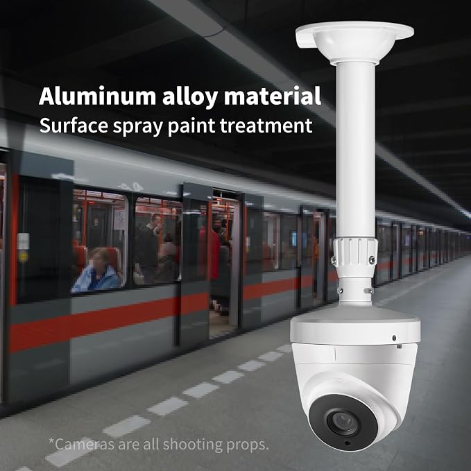 ZT-NET Extendable Pole Mount for Security Surveillance Cameras, Ceiling/Wall - Image 3