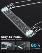 Clear Acrylic Laptop Stand for Desk, - Image 6