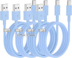 Car Carplay Cable for iPhone 17 16 15 Charger Cord, 3/3/6/6FT USB A to USB C by Cabepow