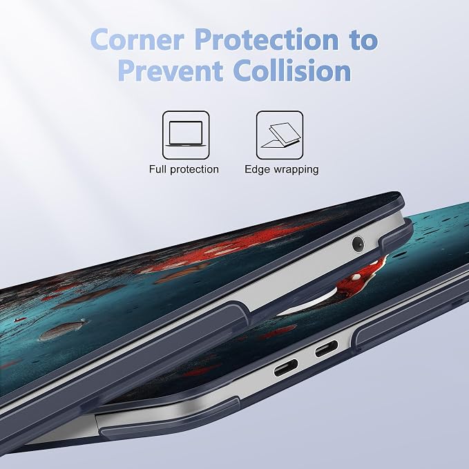 May Chen for New MacBook Pro 13 Case 2022 2020 Release, Plastic Crystal Hard - Image 3