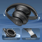 Uliptz Wireless Bluetooth Headphones, 65H Playtime, 6 EQ Sound Modes, HiFi - Image 4