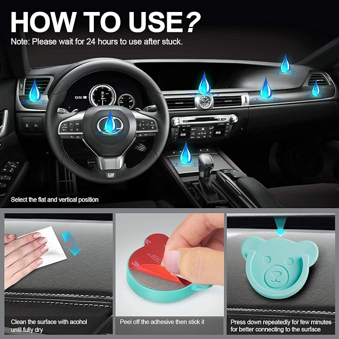 TOPGO Socket Car Mount for Phone Holder Cute Bear Style Silicone Grip Stand - Image 4