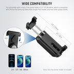 NEEWER Phone Tripod Mount with Cold Shoes, Metal Smartphone Adapter Compatible - Image 5