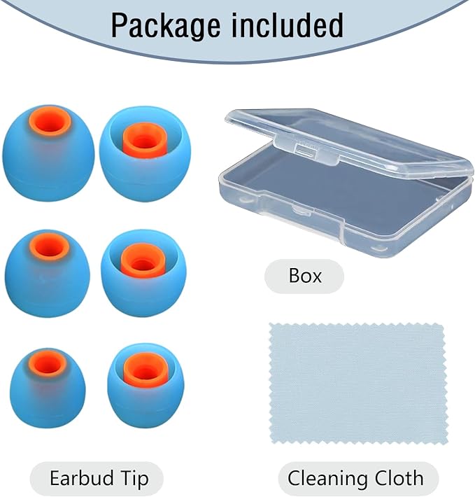 Earbud Replacement Tips Silicone Earbud Tips Earbud Caps Fit - Image 7