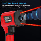 -40℉~2912℉ MESTEK Infrared Thermometer Temperature Gun, 50:1 Dual Laser High - Image 6