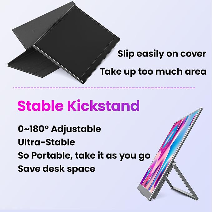 Portable Gaming Monitor 16 Inch QHD 2.5K 2560X1600 16:10 100 Hz 100% sRGB 10 - Image 7