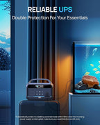 Portable Power Station 1200W Peak, 576Wh Solar Generator, LiFePO4 Battery - Image 8
