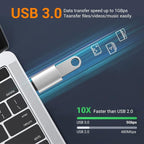   USB to USB C Adapter, USB C Male to USB 3.0 Female - Image 3